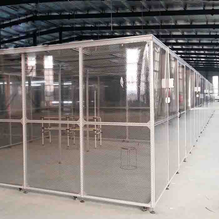 千級潔凈棚支撐架方通選擇鋁合金,制作美觀大方。